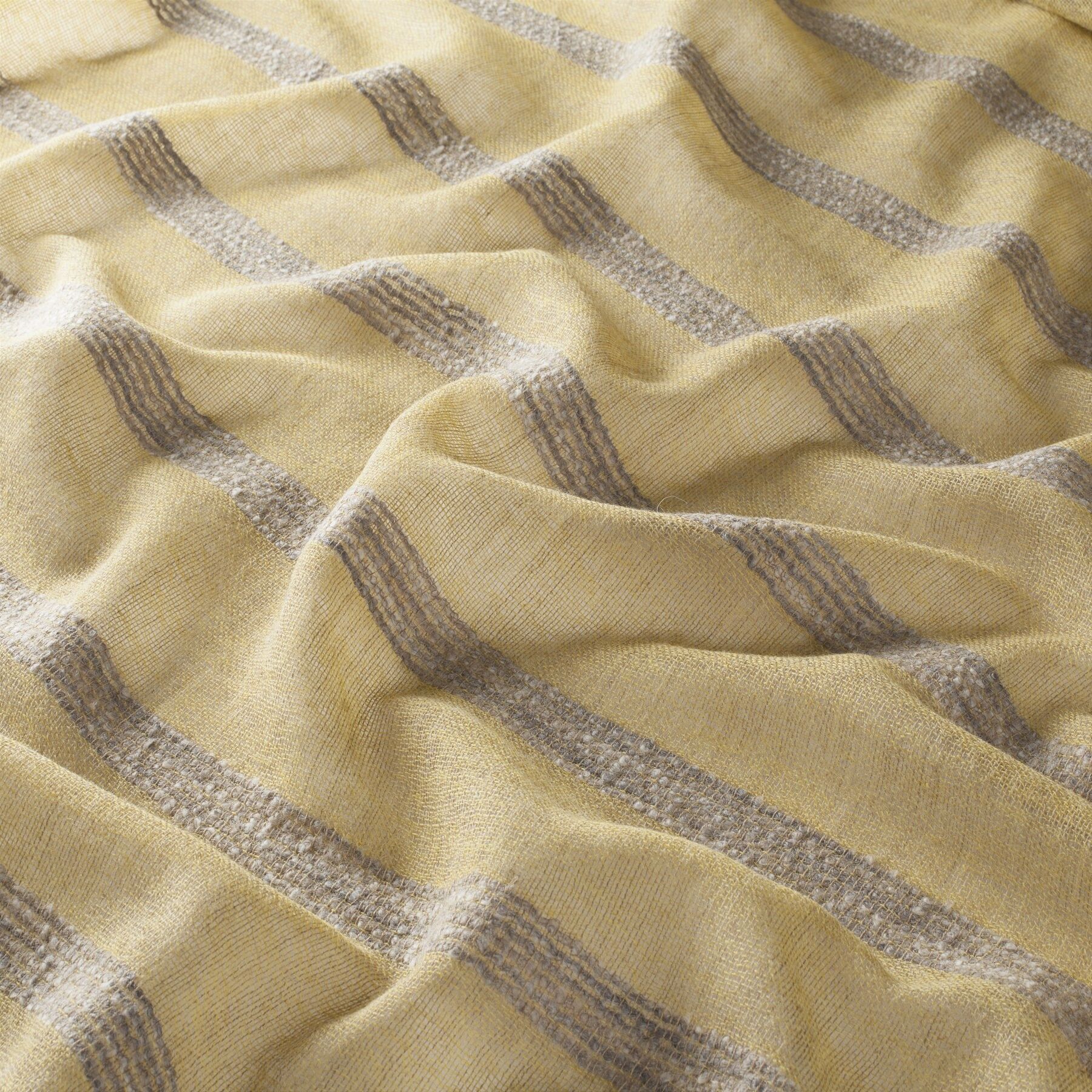 9 7903 040 Meran Jab Vorhangstoff Meterware Gestreift Gelb