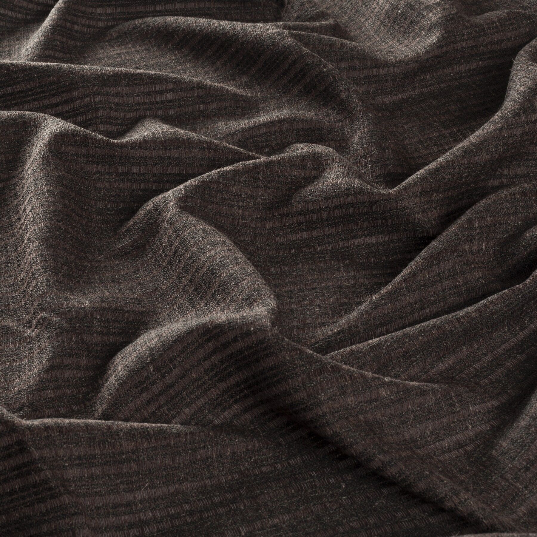 Ca1598 022 Got Rhythm Jab Vorhangstoff Meterware Gestreift Braun