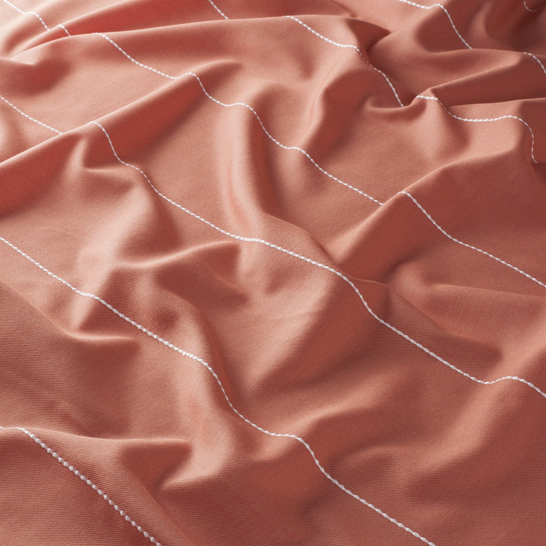 Ja7127 061 Casual Stripe Jab Vorhangstoff Meterware Gestreift Orange