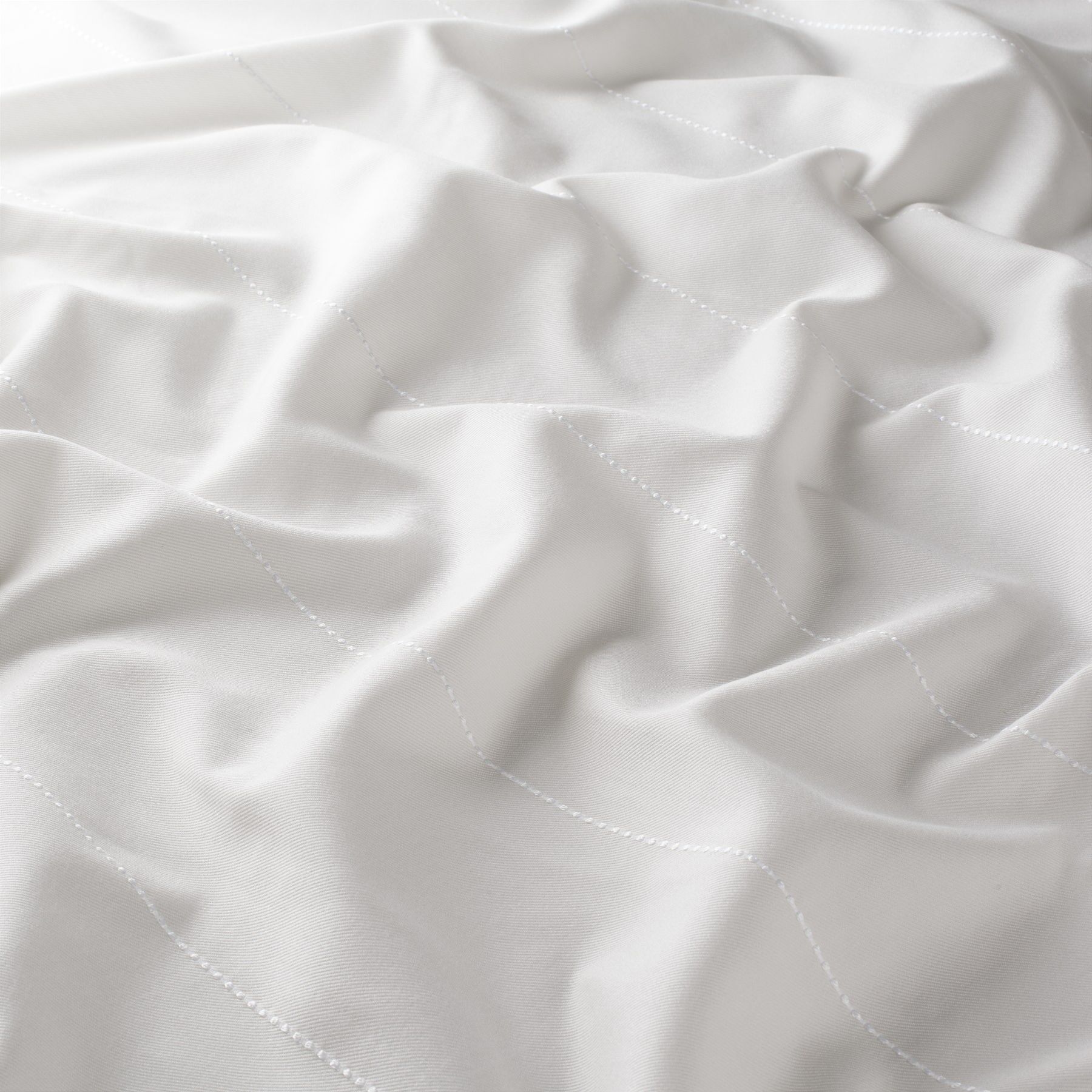 Ja7127 090 Casual Stripe Jab Vorhangstoff Meterware Gestreift Weiss Grau