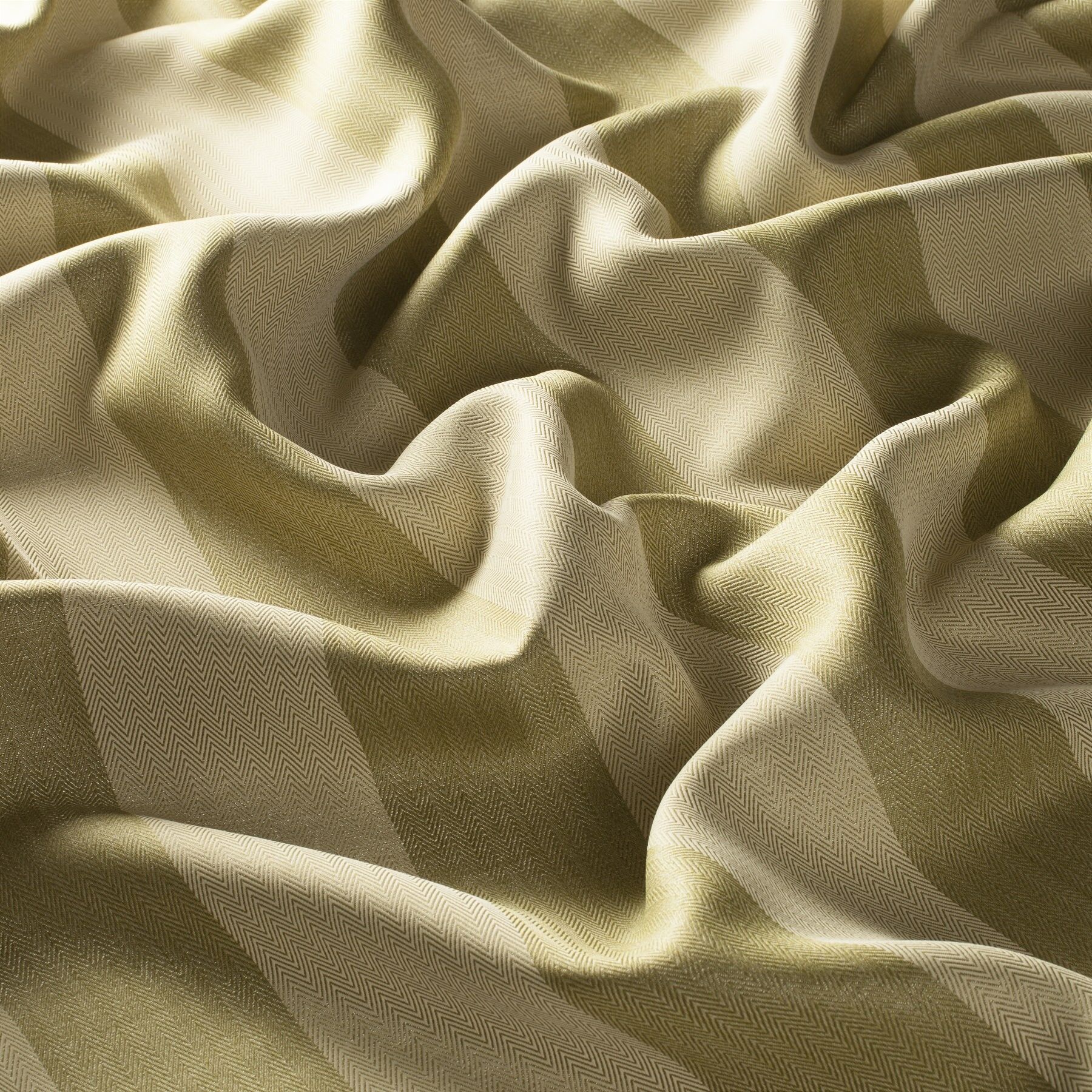 3 9748 030 Nightline Jab Vorhangstoff Meterware Gestreift Gruen