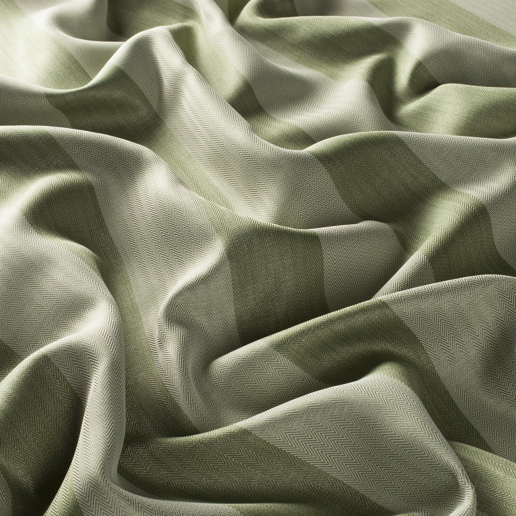 3 9748 031 Nightline Jab Vorhangstoff Meterware Gestreift Gruen