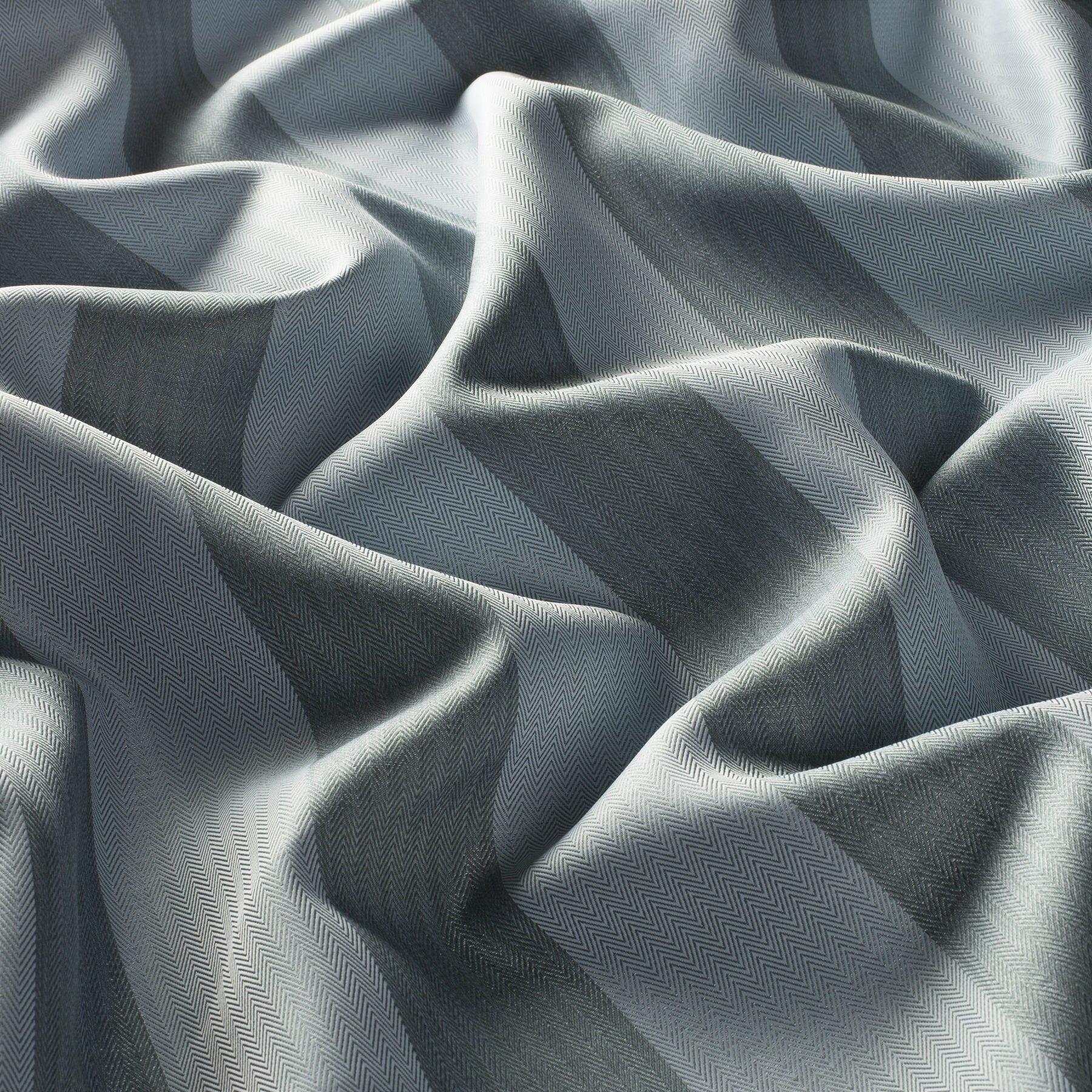 3 9748 051 Nightline Jab Vorhangstoff Meterware Gestreift Blau