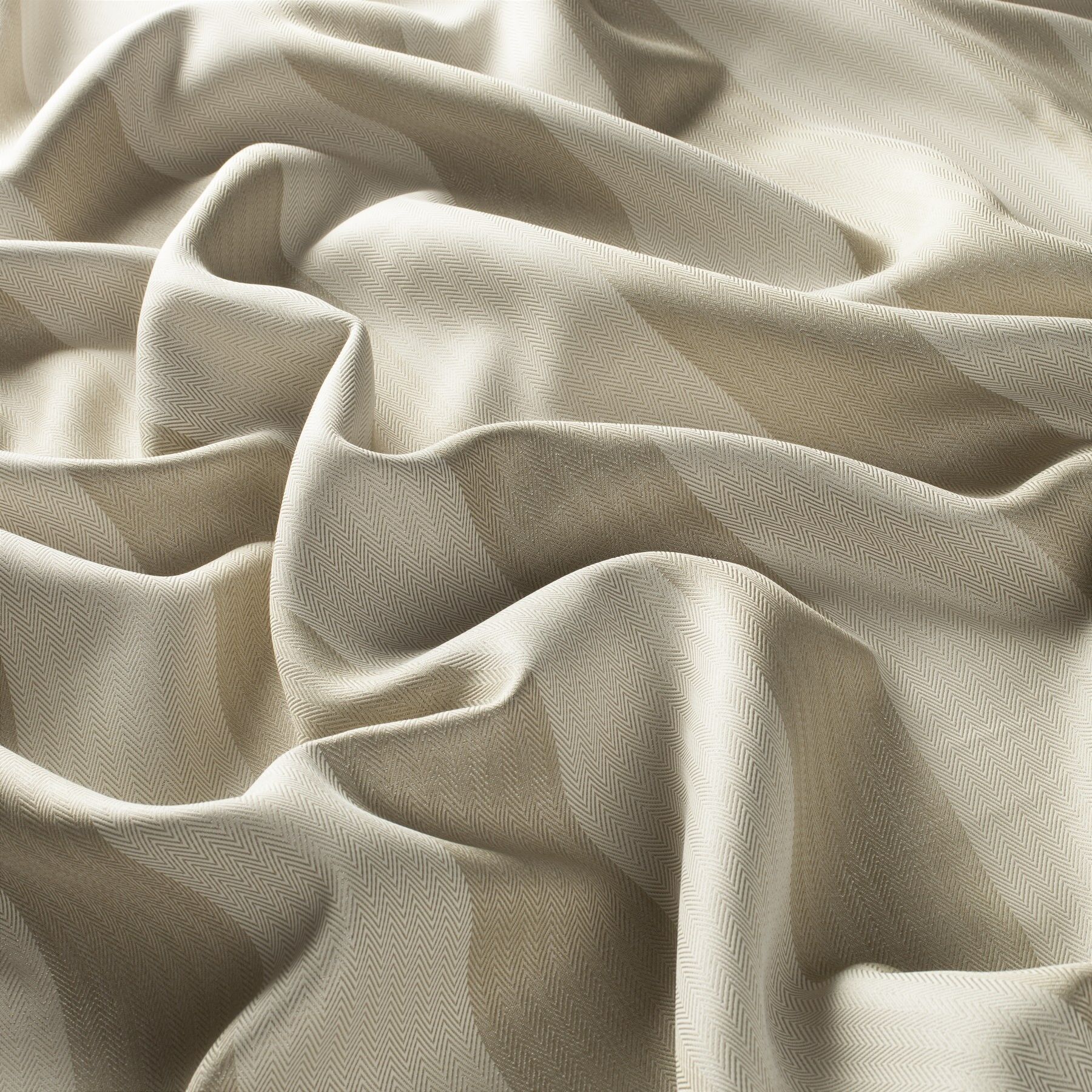 3 9748 072 Nightline Jab Vorhangstoff Meterware Gestreift Beige