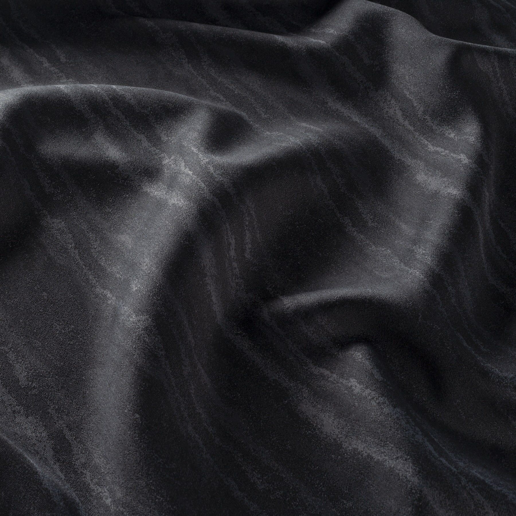 8 1909 099 Milano Jab Vorhangstoff Meterware Gemustert Schwarz