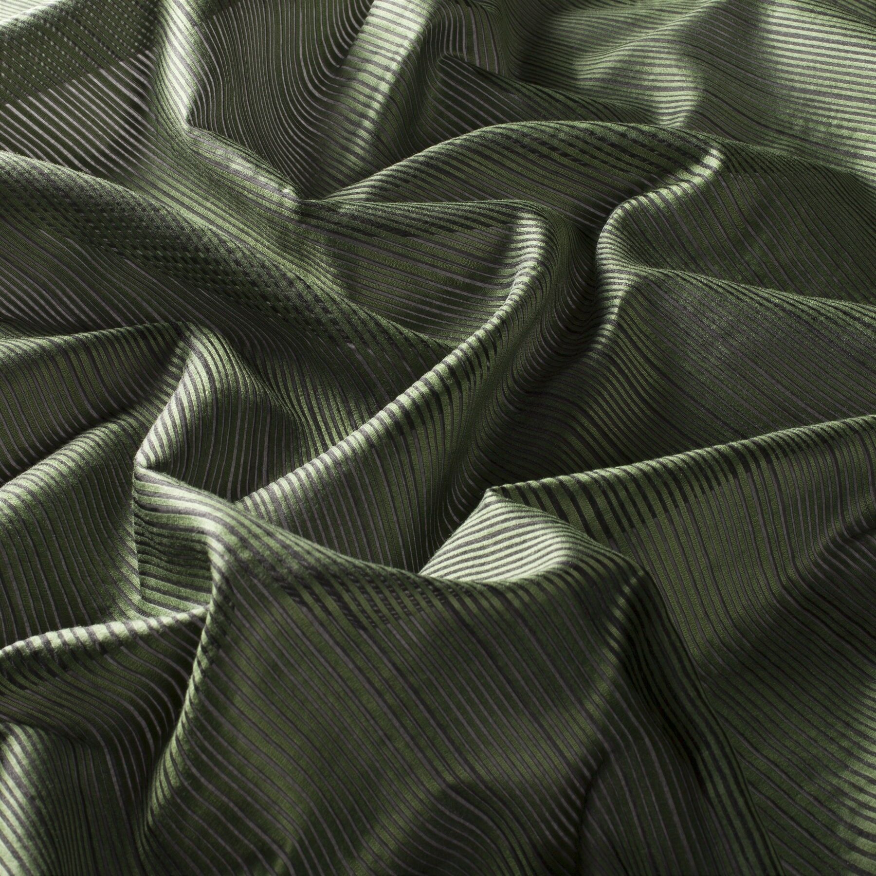 9 7694 031 Scalea Jab Gardinenstoff Meterware Gestreift Gruen