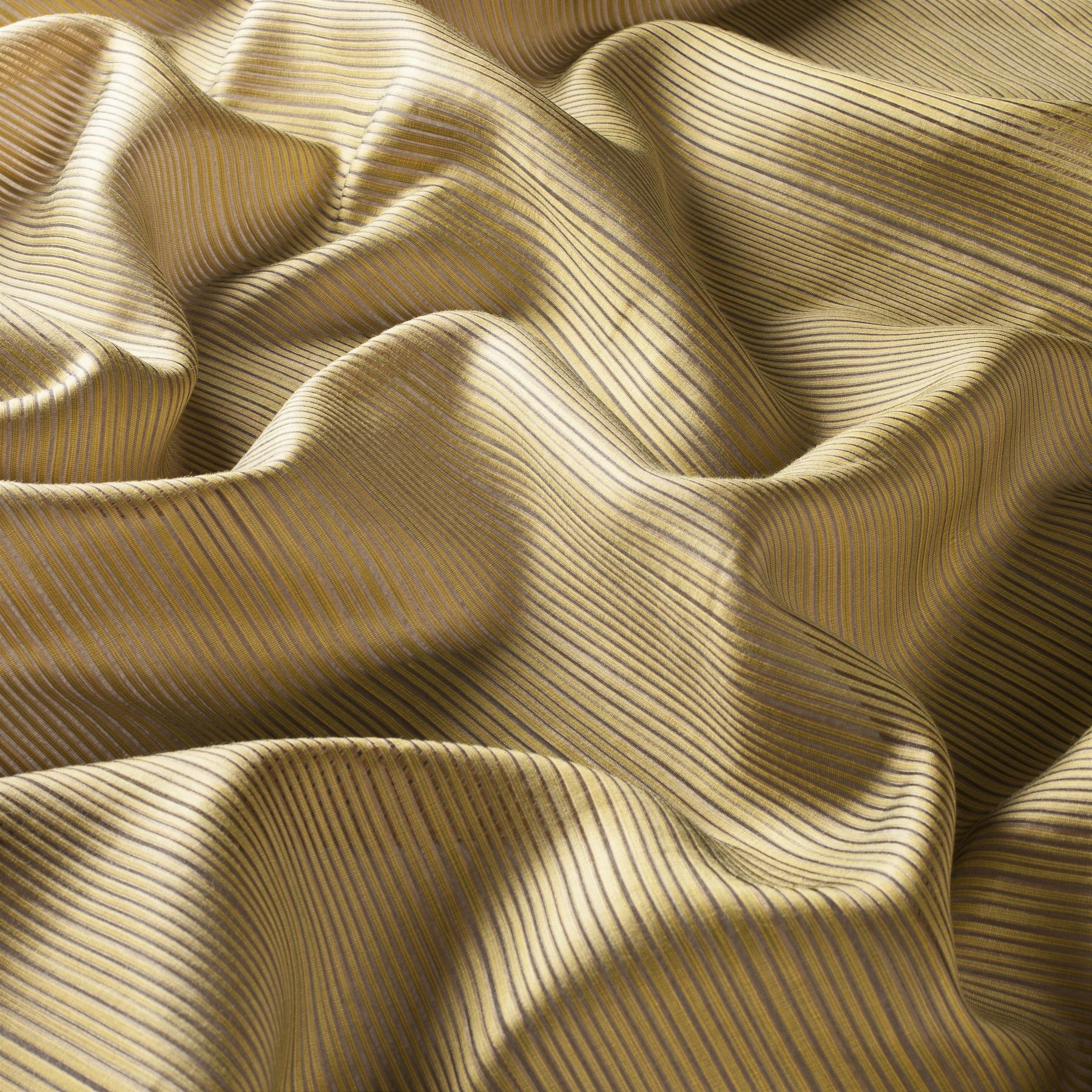 9 7694 040 Scalea Jab Gardinenstoff Meterware Gestreift Gelb