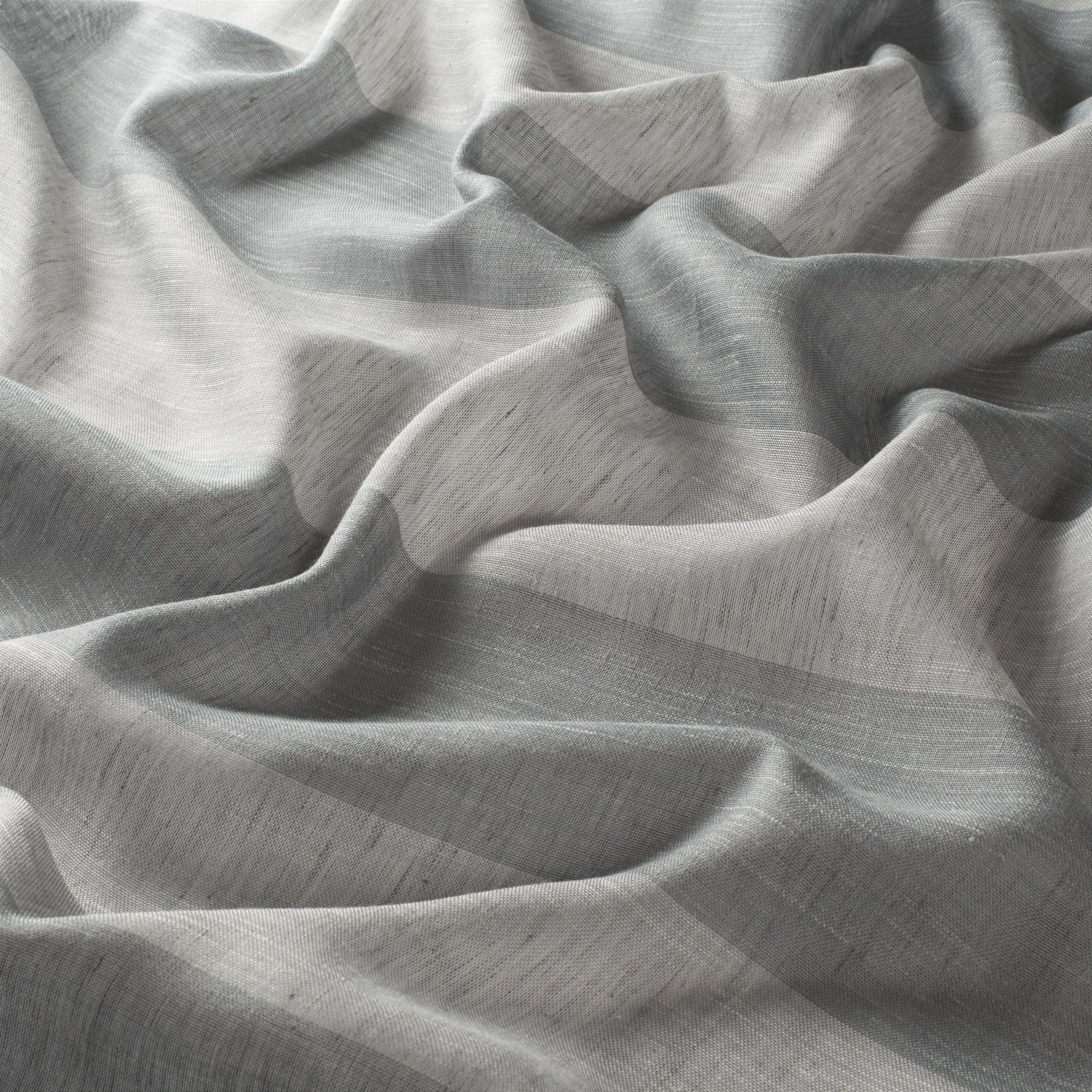 9 7804 093 Travor Jab Vorhangstoff Meterware Gestreift Grau