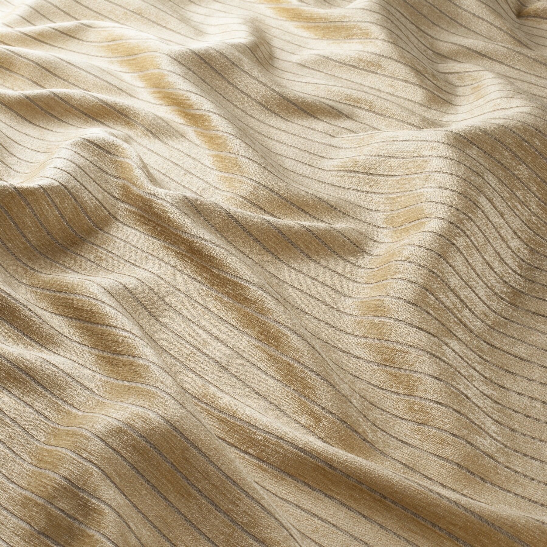 Gs1017 040 Thermo Stripe Jab Vorhangstoff Meterware Gestreift Gelb