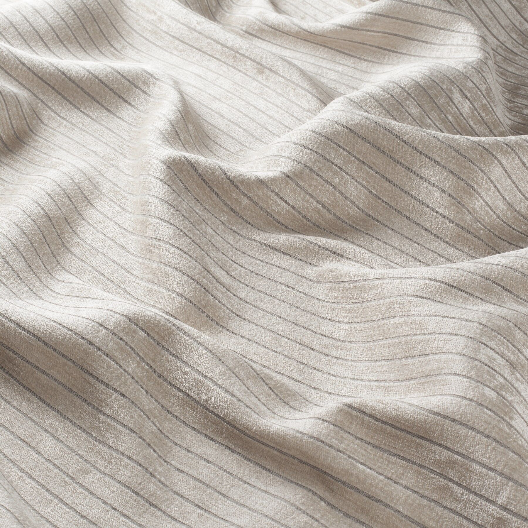 Gs1017 071 Thermo Stripe Jab Vorhangstoff Meterware Gestreift Beige