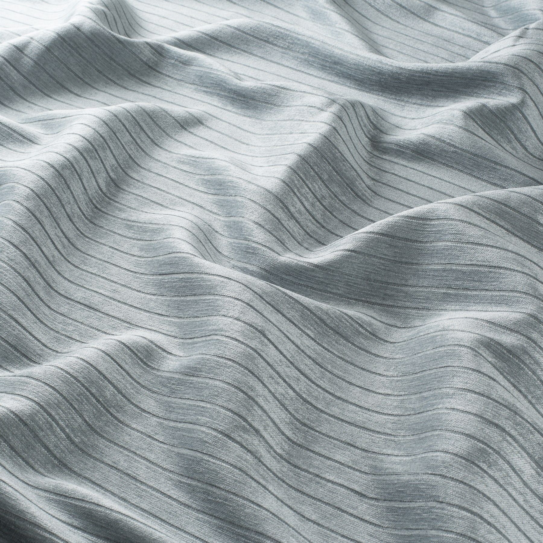 Gs1017 080 Thermo Stripe Jab Vorhangstoff Meterware Gestreift Tuerkis