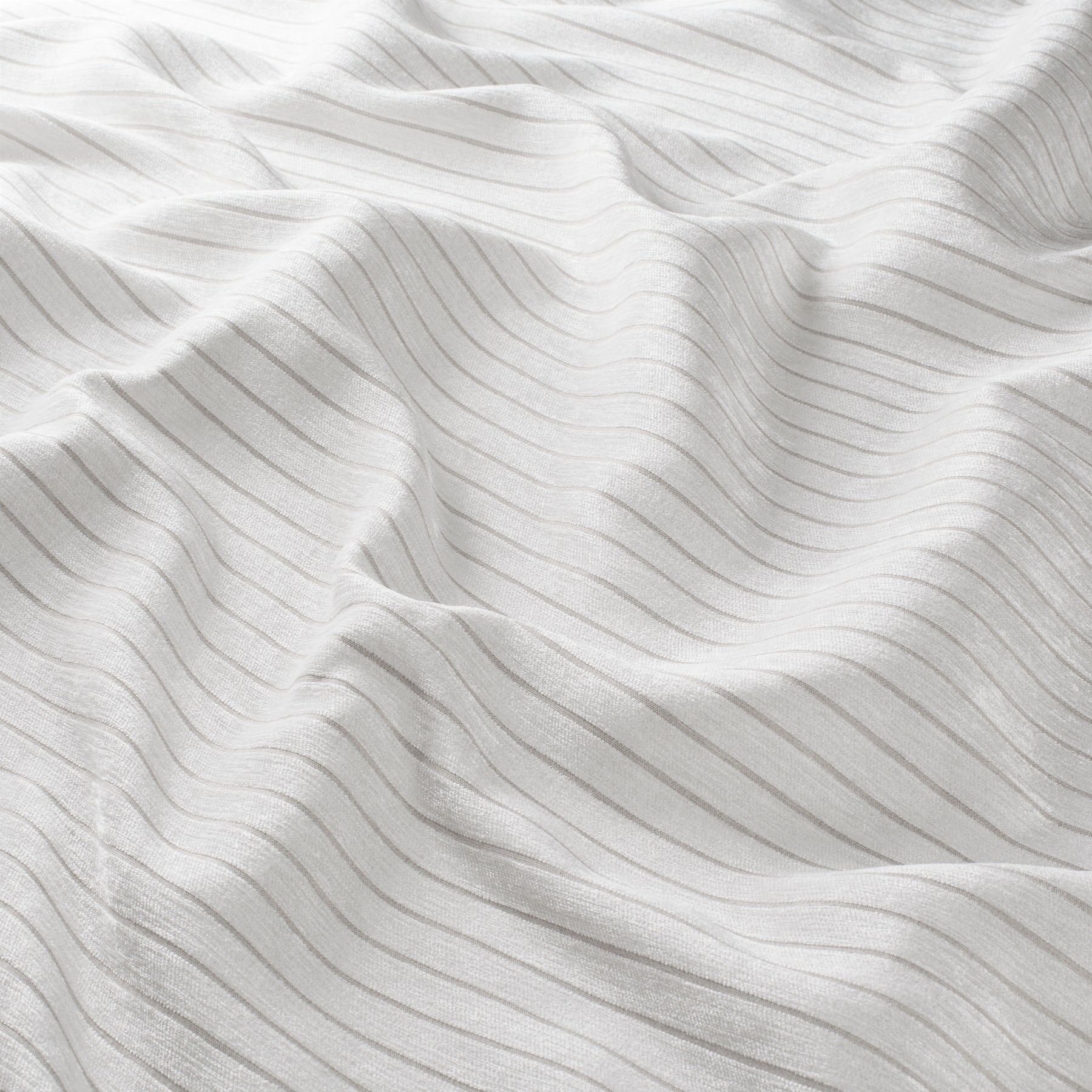 Gs1017 091 Thermo Stripe Jab Vorhangstoff Meterware Gestreift Weiss