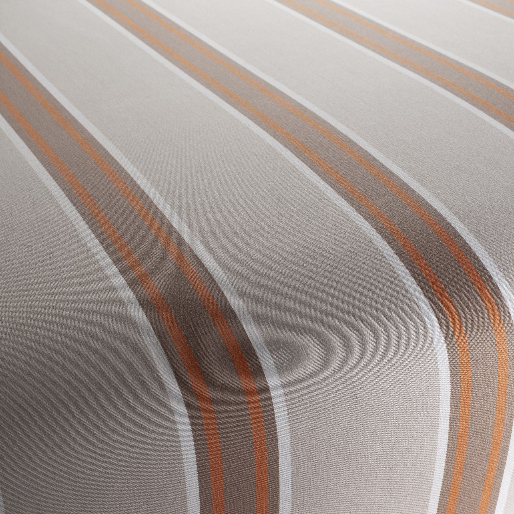 Ja2122 020 Antibes Jab Polsterstoff Meterware Gestreift Braun Orange