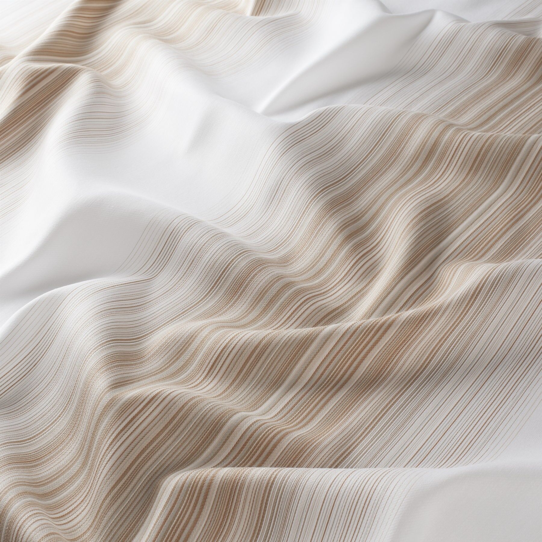 Ja7098 070 Scale Jab Vorhangstoff Meterware Gestreift Beige