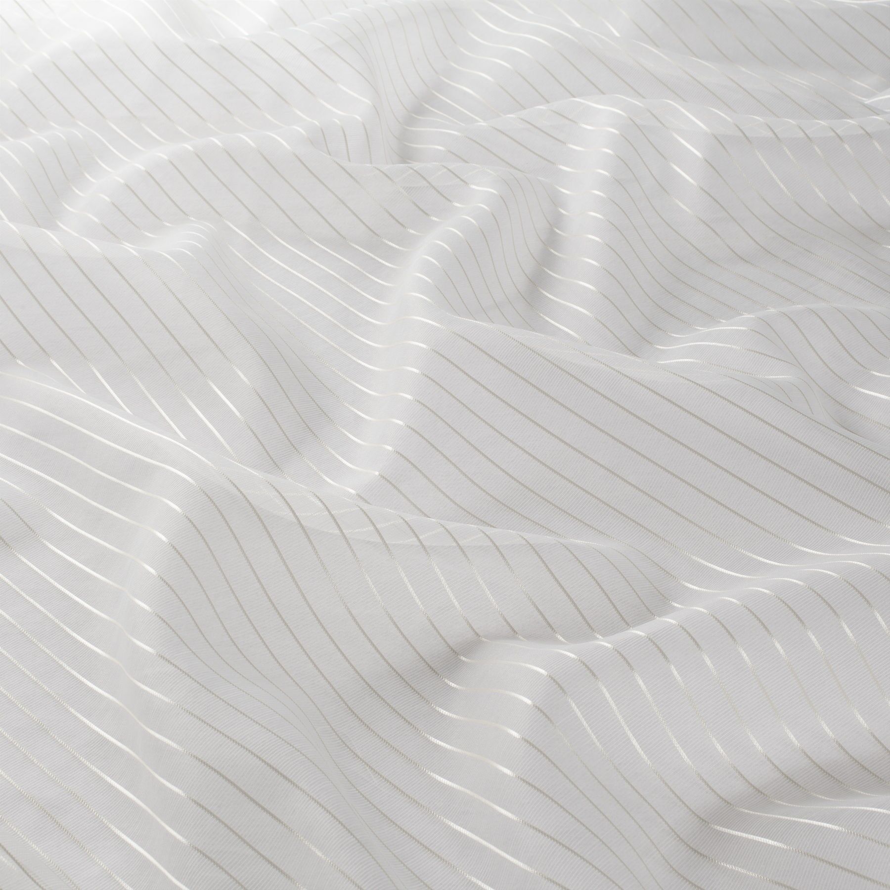 Ja7129 070 Pin Stripe Jab Gardinenstoff Meterware Gestreift Weiss