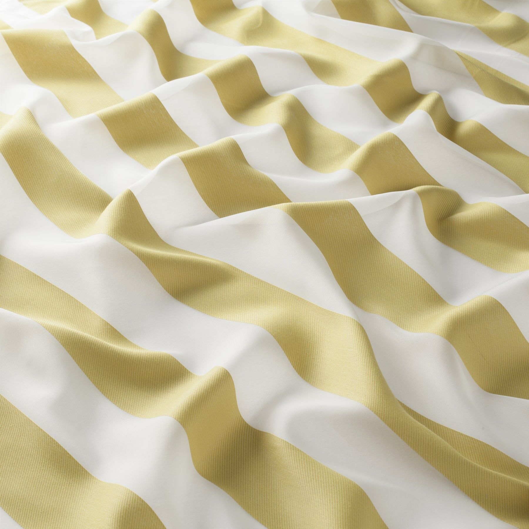 Ja7133 030 Raya Jab Gardinenstoff Meterware Gestreift Gelb