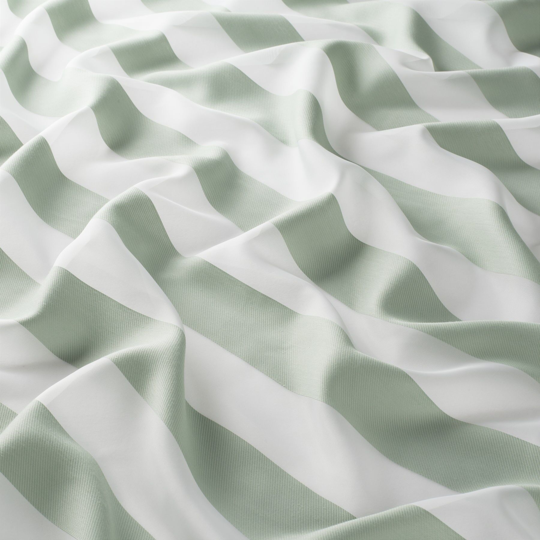 Ja7133 032 Raya Jab Gardinenstoff Meterware Gestreift Gruen