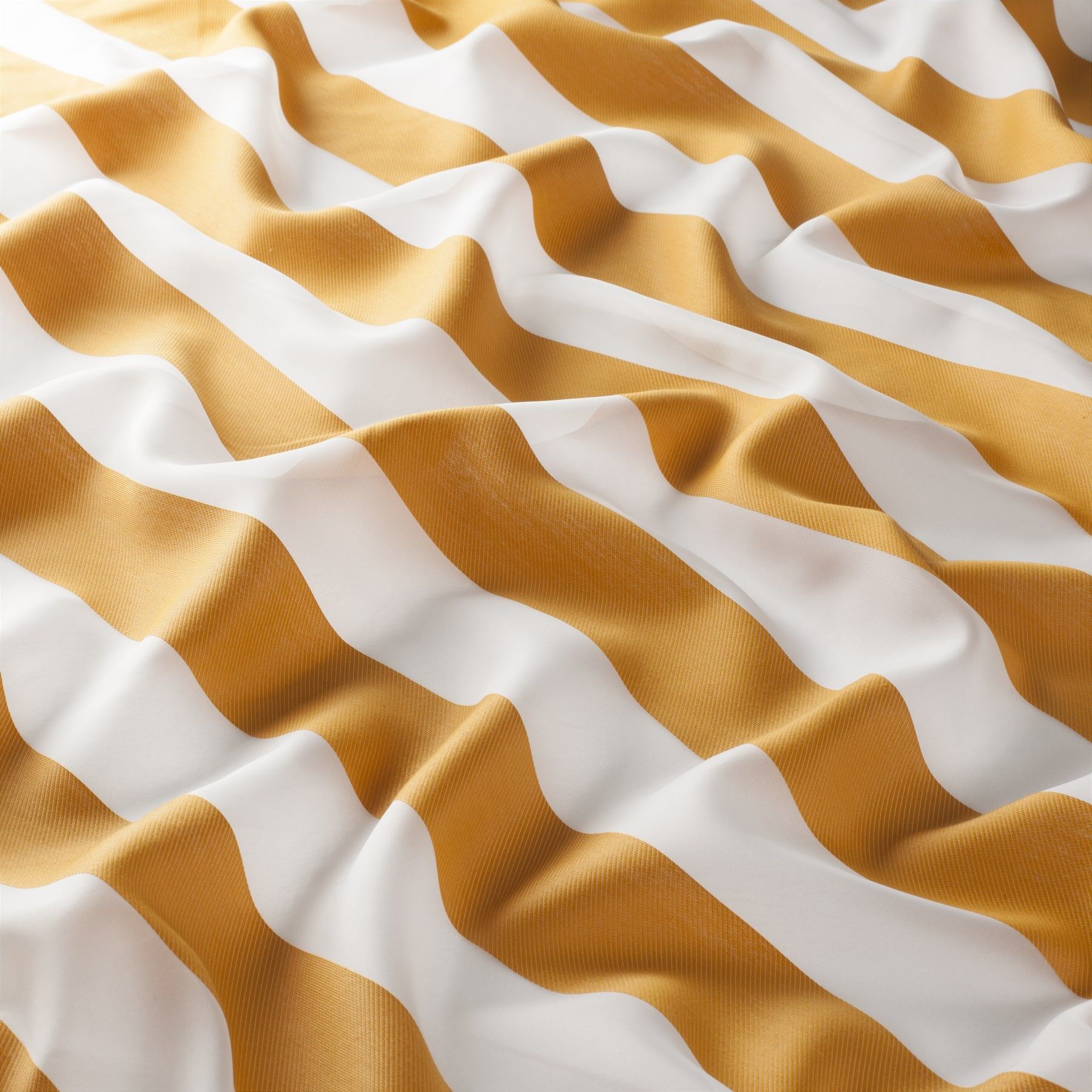 Ja7133 060 Raya Jab Gardinenstoff Meterware Gestreift Orange