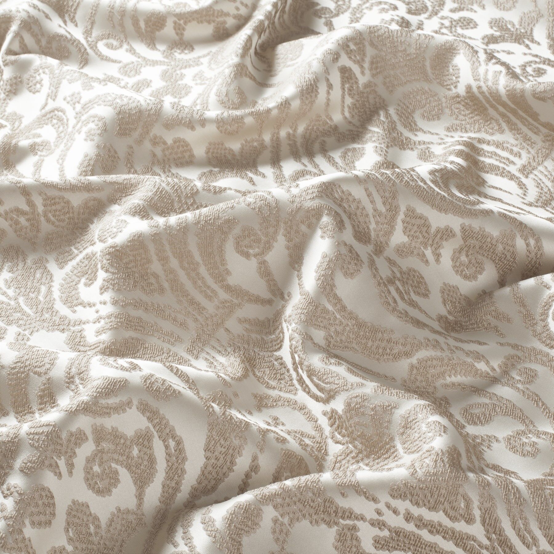 9 7809 070 Brianza Jab Vorhangstoff Meterware Gemustert Beige