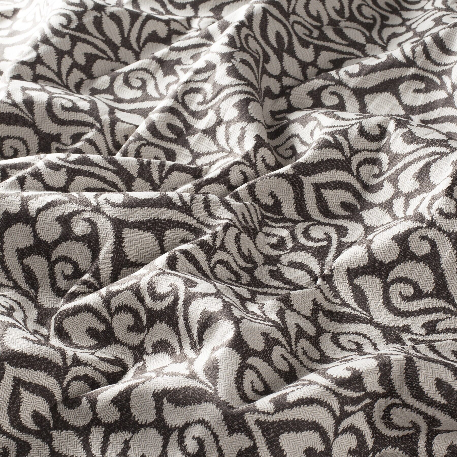 9 7864 099 Cardiff Jab Vorhangstoff Meterware Gemustert Beige Braun