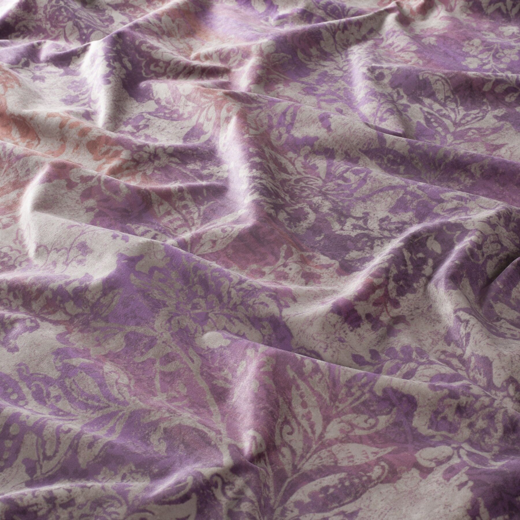 Ca1658 060 Bohemian World Jab Vorhangstoff Meterware Gemustert Lila Ca1658 060 Bohemian World Jab Vorhangstoff Meterware Gemustert Lila