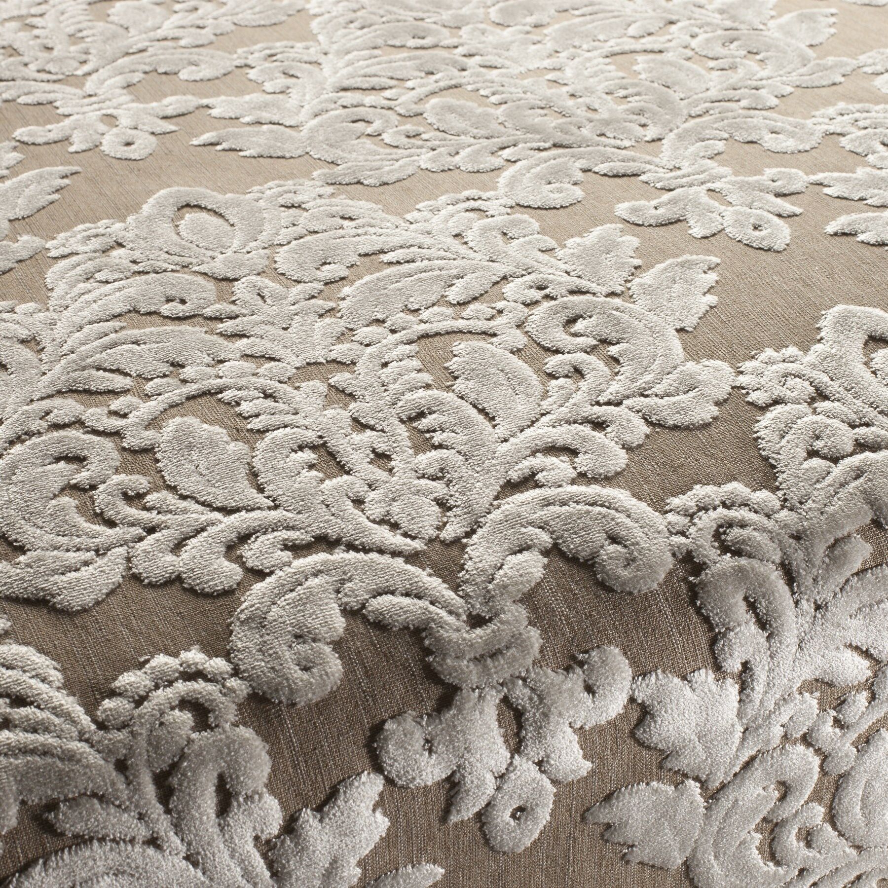 Ch2884 070 King Henry Jab Polsterstoff Meterware Gemustert Beige