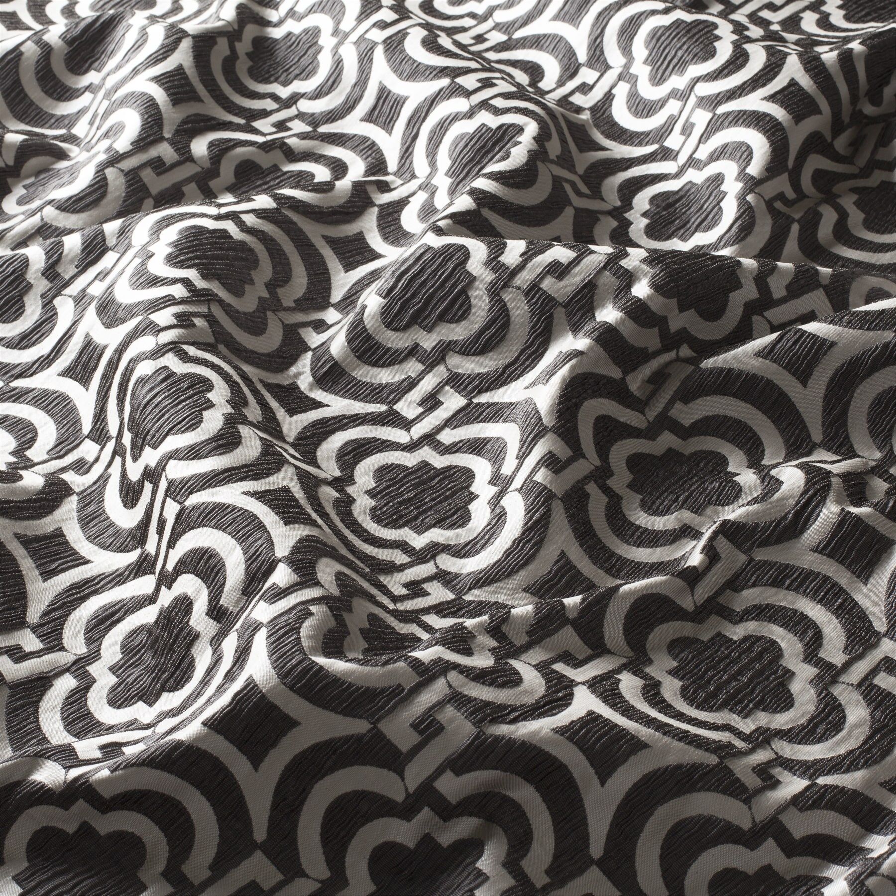 Ja7020 091 Iberis Jab Vorhangstoff Meterware Gemustert Grau