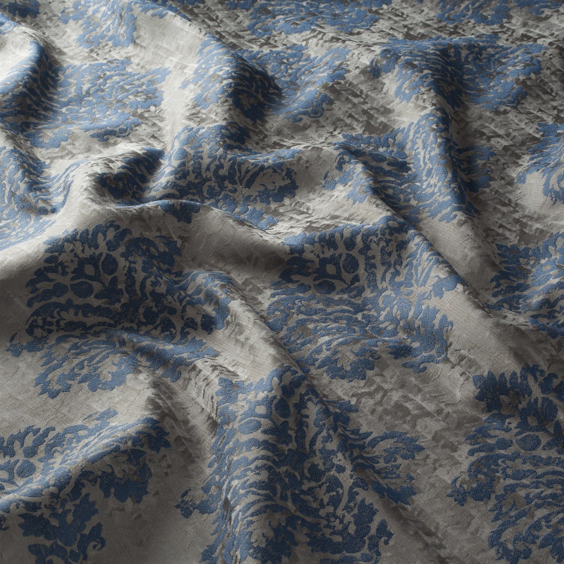 Ja7069 050 Palace Jab Vorhangstoff Meterware Gemustert Blau Ja7069 050 Palace Jab Vorhangstoff Meterware Gemustert Blau