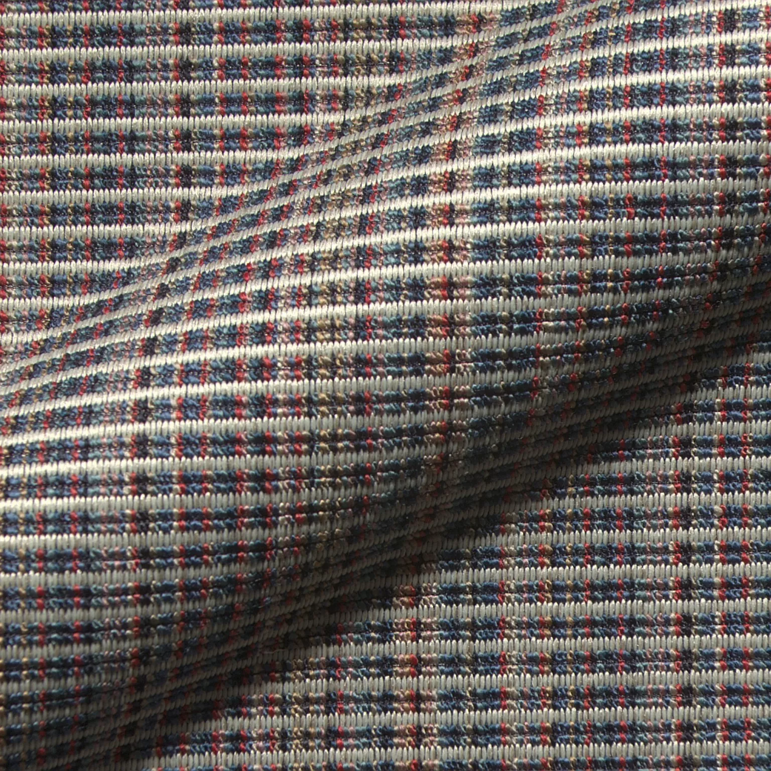 Elodie Aurora 310 Hoepke Q2 Moebelstoff Gemustert Blau