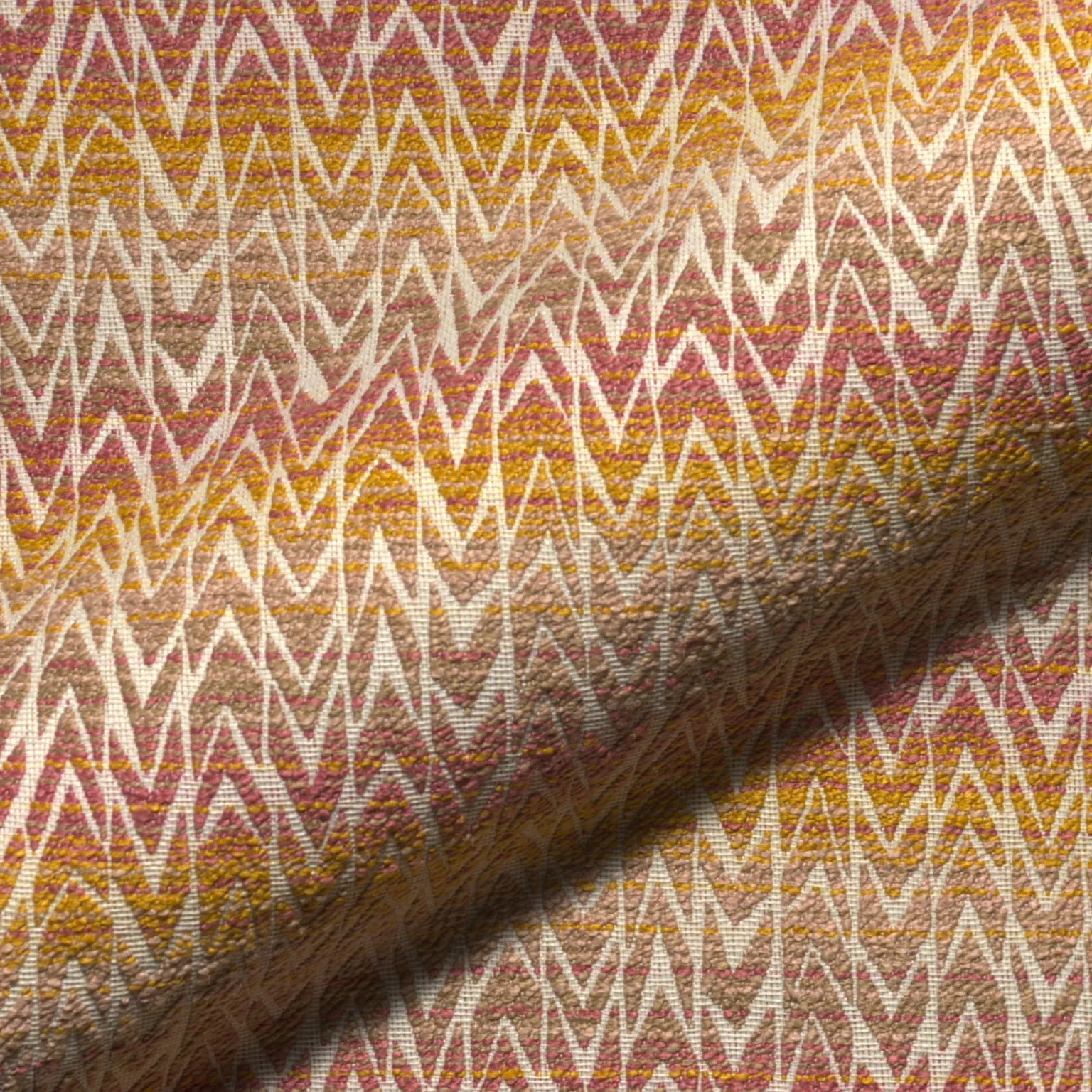 Paradiso Amaya 401 Hoepke Paradiso Moebelstoff Gemustert Rosa