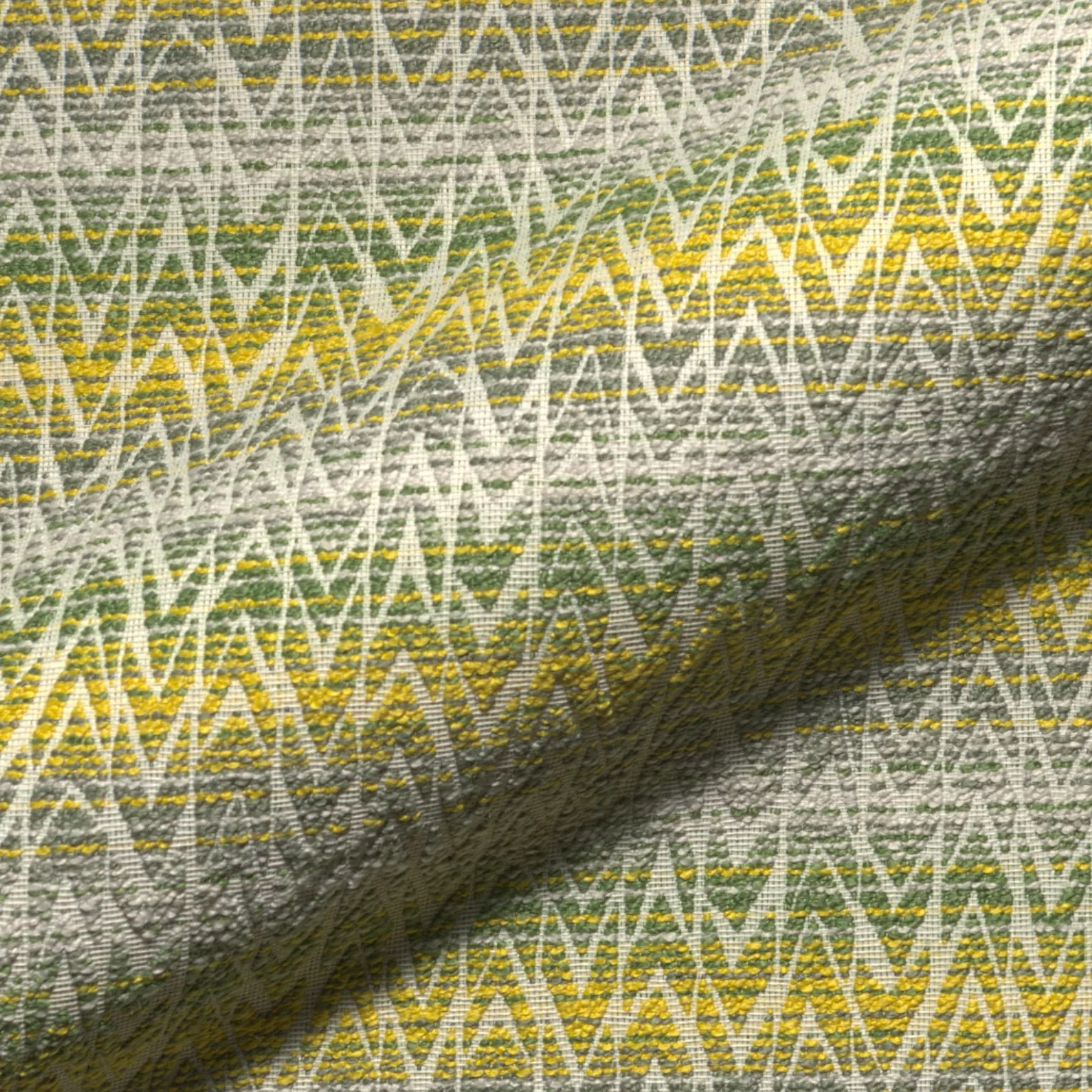 Paradiso Amaya 404 Hoepke Paradiso Moebelstoff Gemustert Gruen