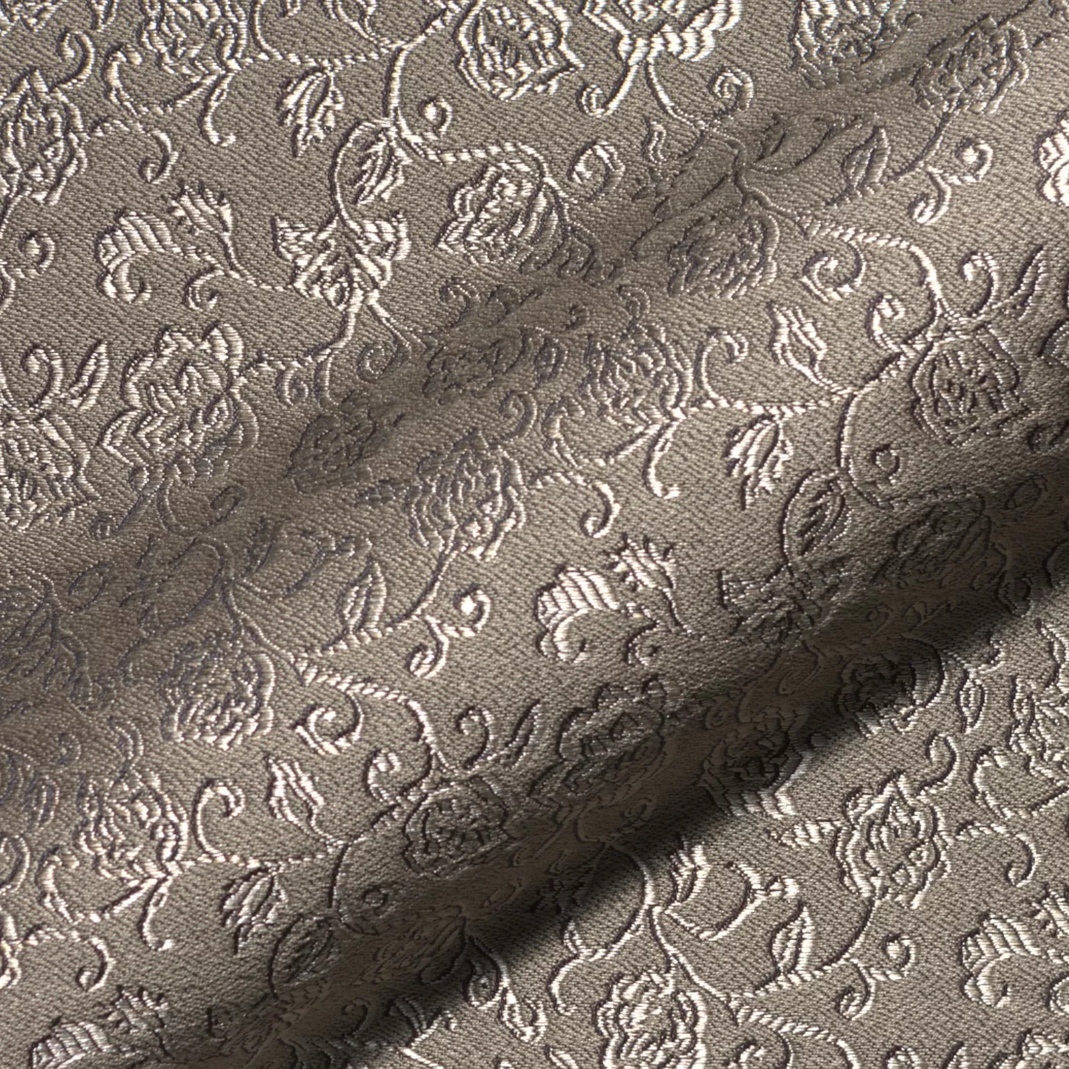 Baronesse Barolo 741 Hoepke Q2 Moebelstoff Floral Braun