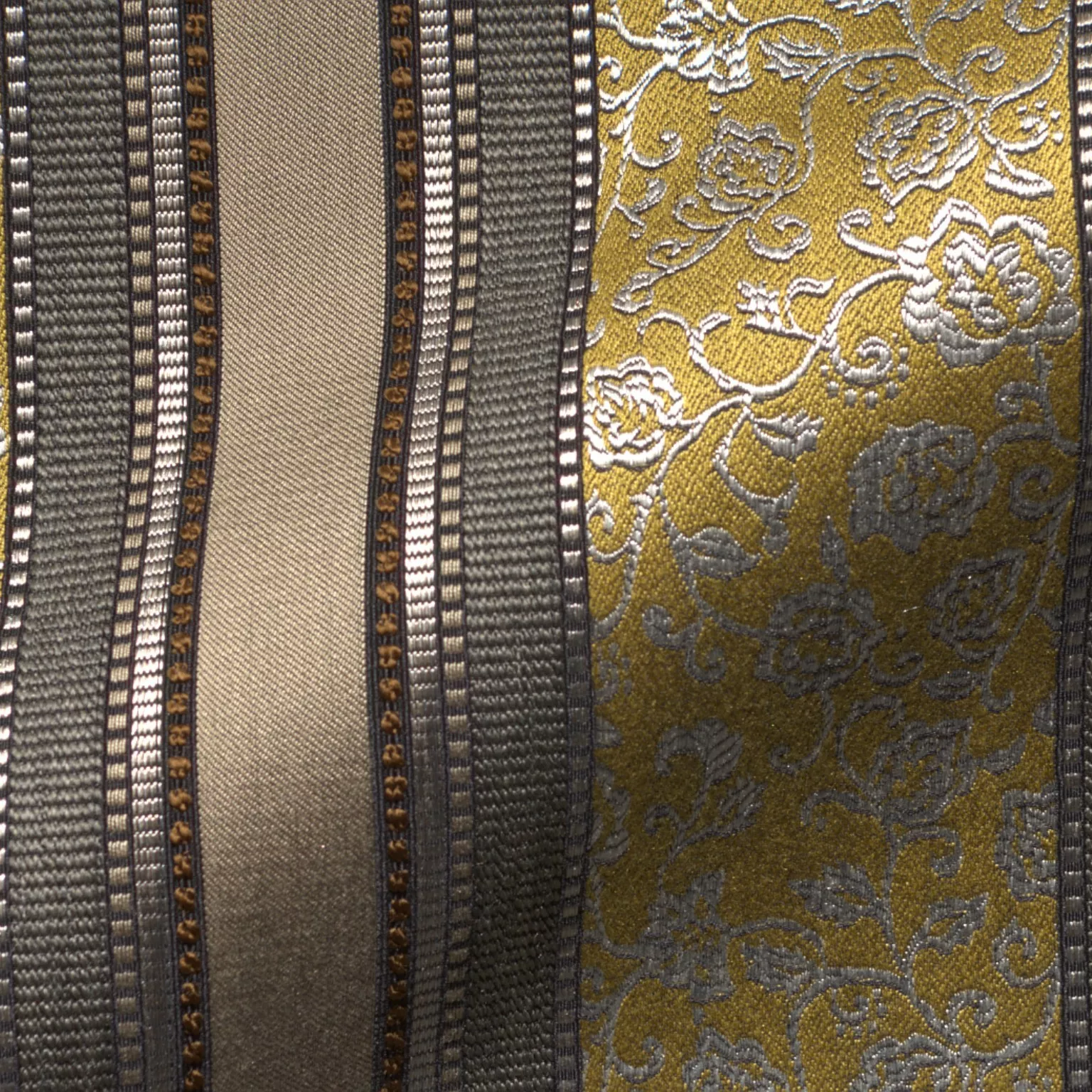 Baronesse Valetto 752 Hoepke Q2 Moebelstoff Floral Gemustert Gelb