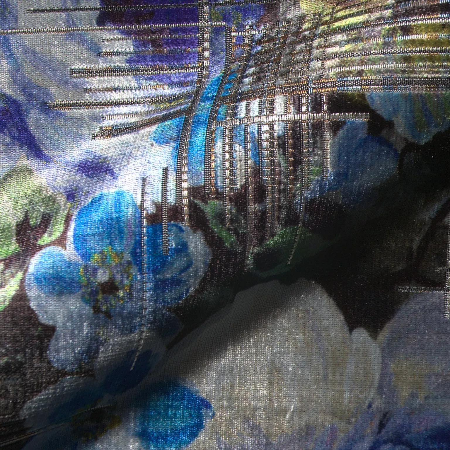 Elodie Elize 354 Hoepke Q2 Moebelstoff Floral Blau Elodie Elize 354 Hoepke Q2 Moebelstoff Floral Blau