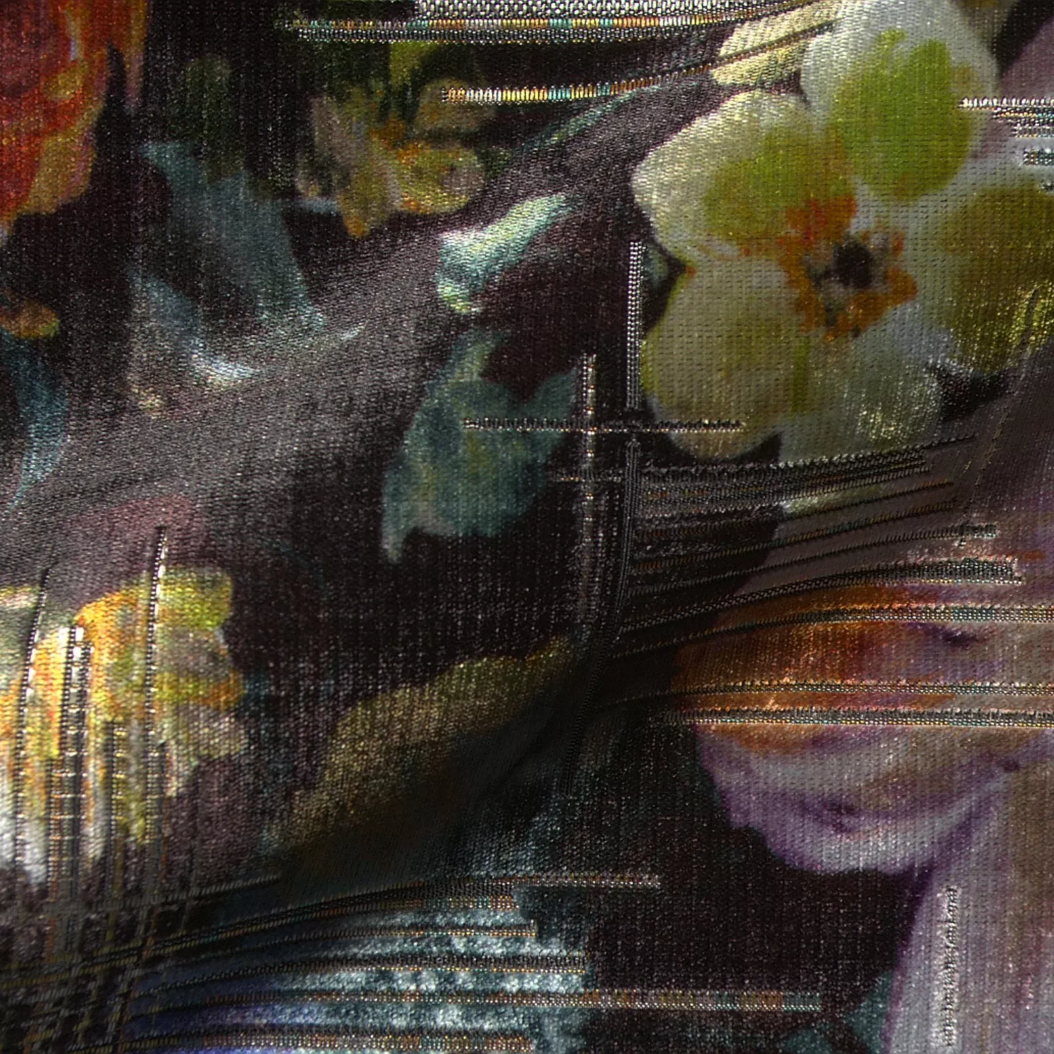 Elodie Elize 355 Hoepke Q2 Moebelstoff Floral Gruen