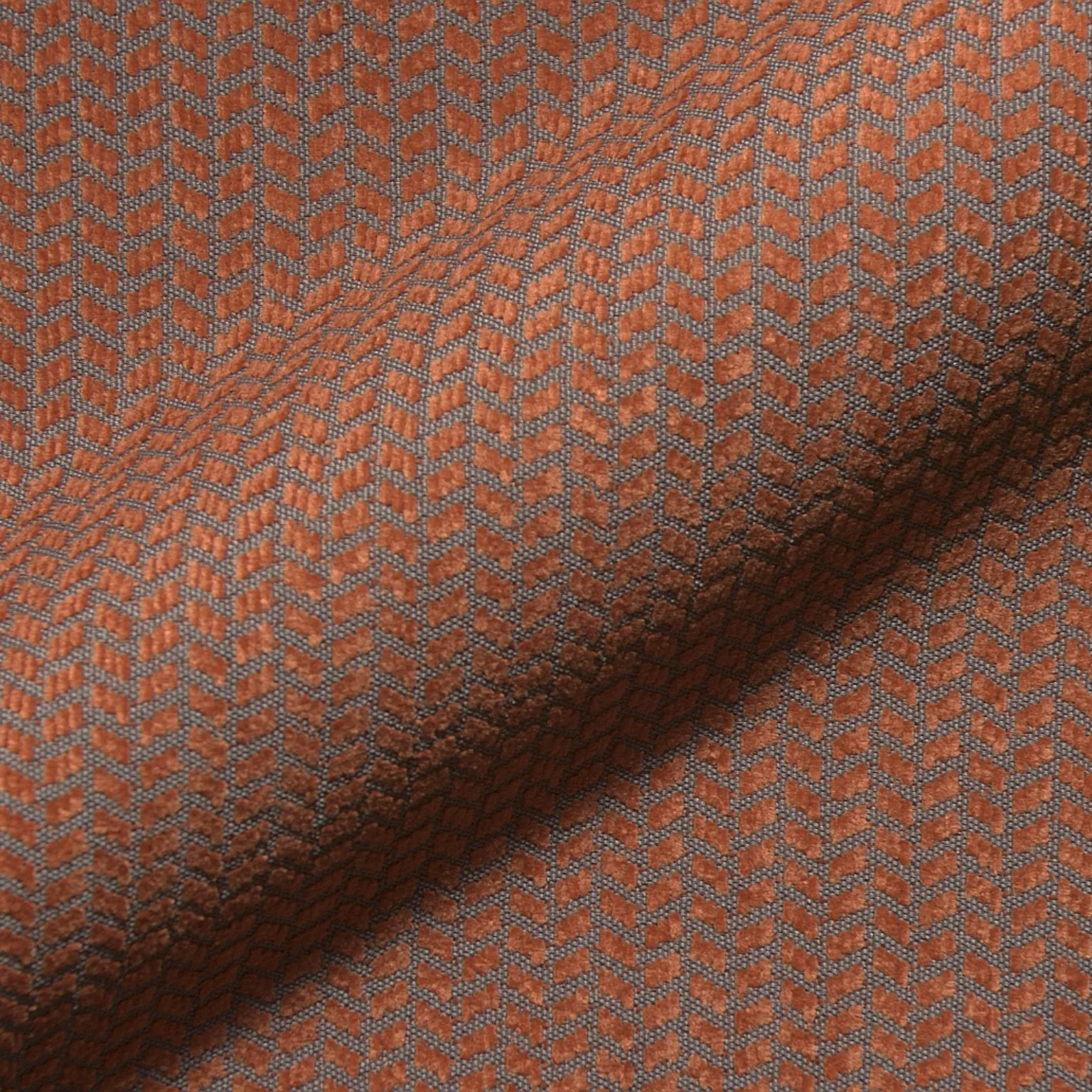 Global Fr Calimera Fr 843 Hoepke Global Fr Moebelstoff Gemustert Orange