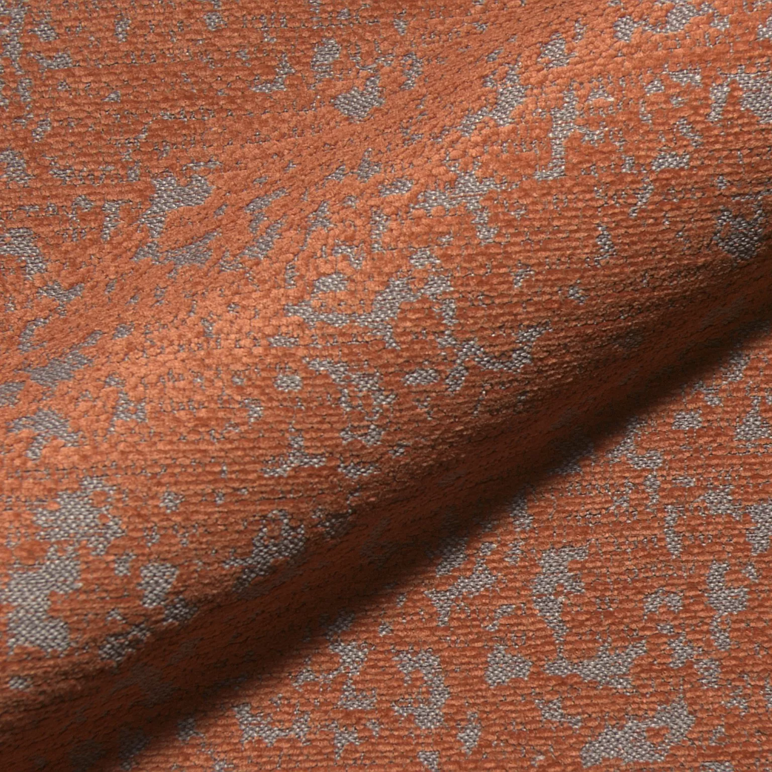 Global Fr Plaza Fr 823 Hoepke Global Fr Moebelstoff Gemustert Orange