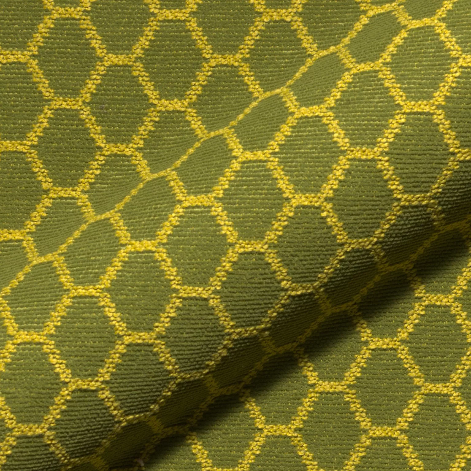 Paradiso Kuredo 414 Hoepke Paradiso Moebelstoff Gemustert Gruen