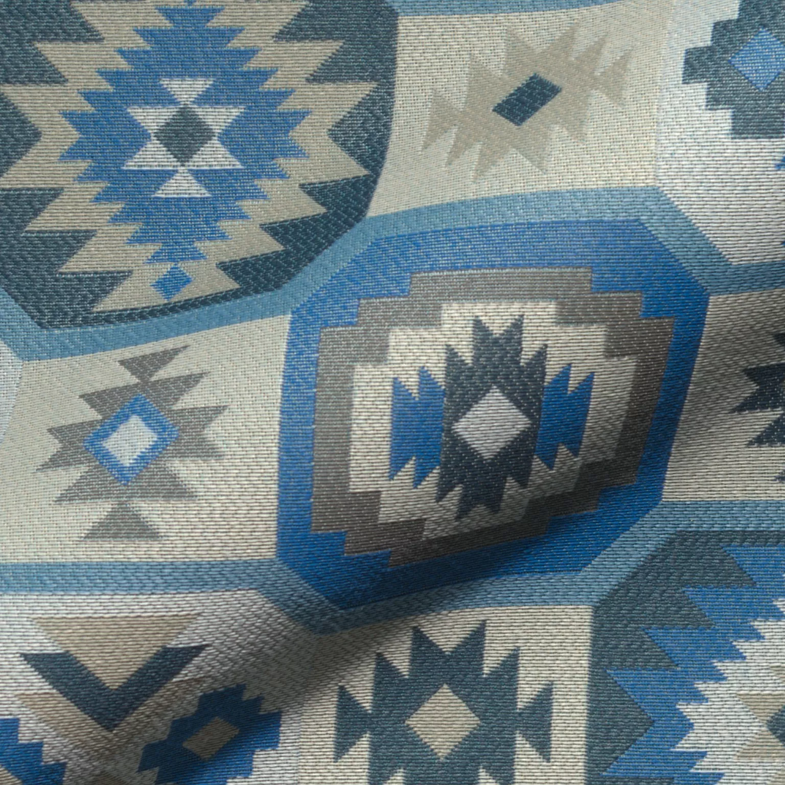 Paradiso Sangeli 476 Hoepke Paradiso Moebelstoff Uni Blau