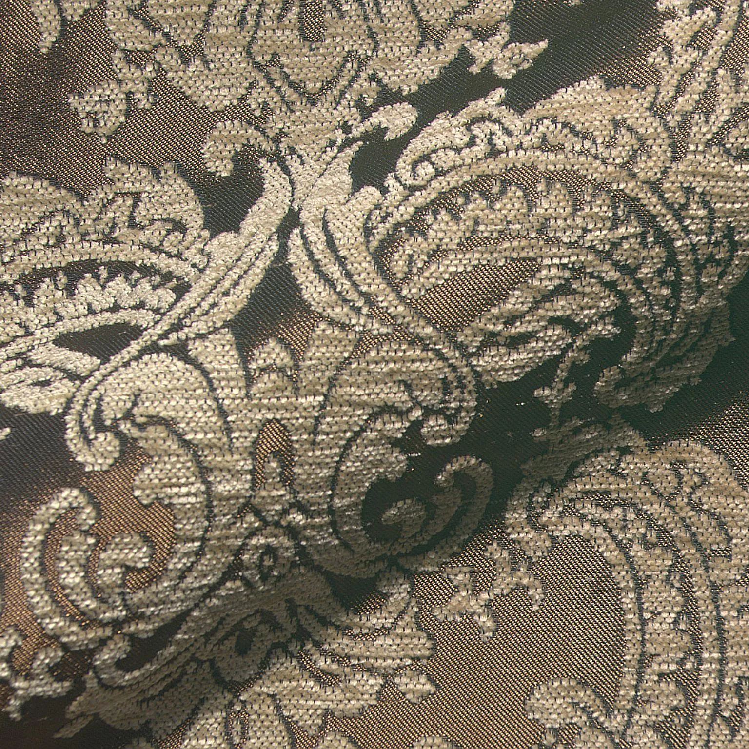 Languedoc 541 Hoepke Q2 Epoque Moebelstoff Gemustert Braun Beige