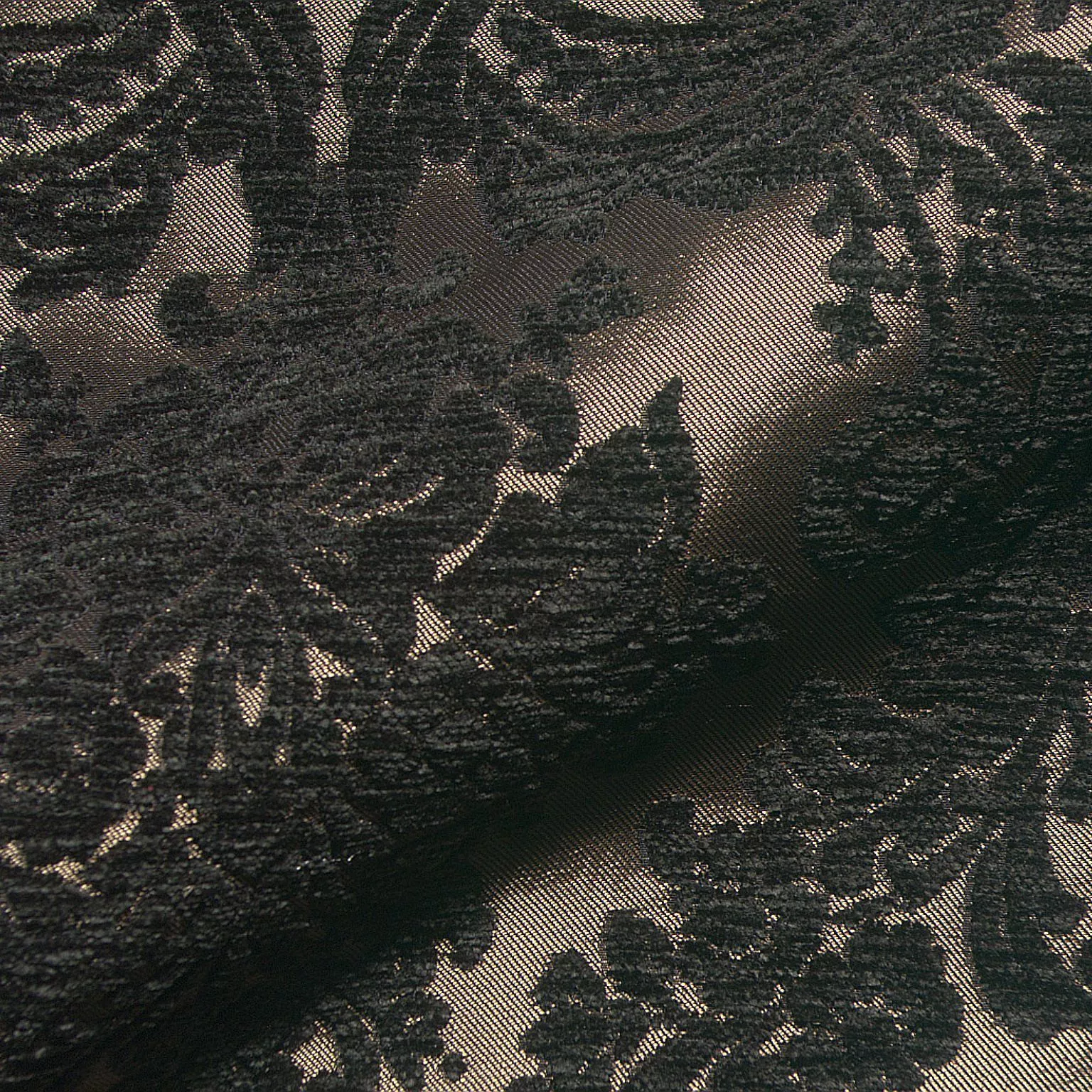 Languedoc 545 Hoepke Q2 Epoque Moebelstoff Gemustert Braun Schwarz