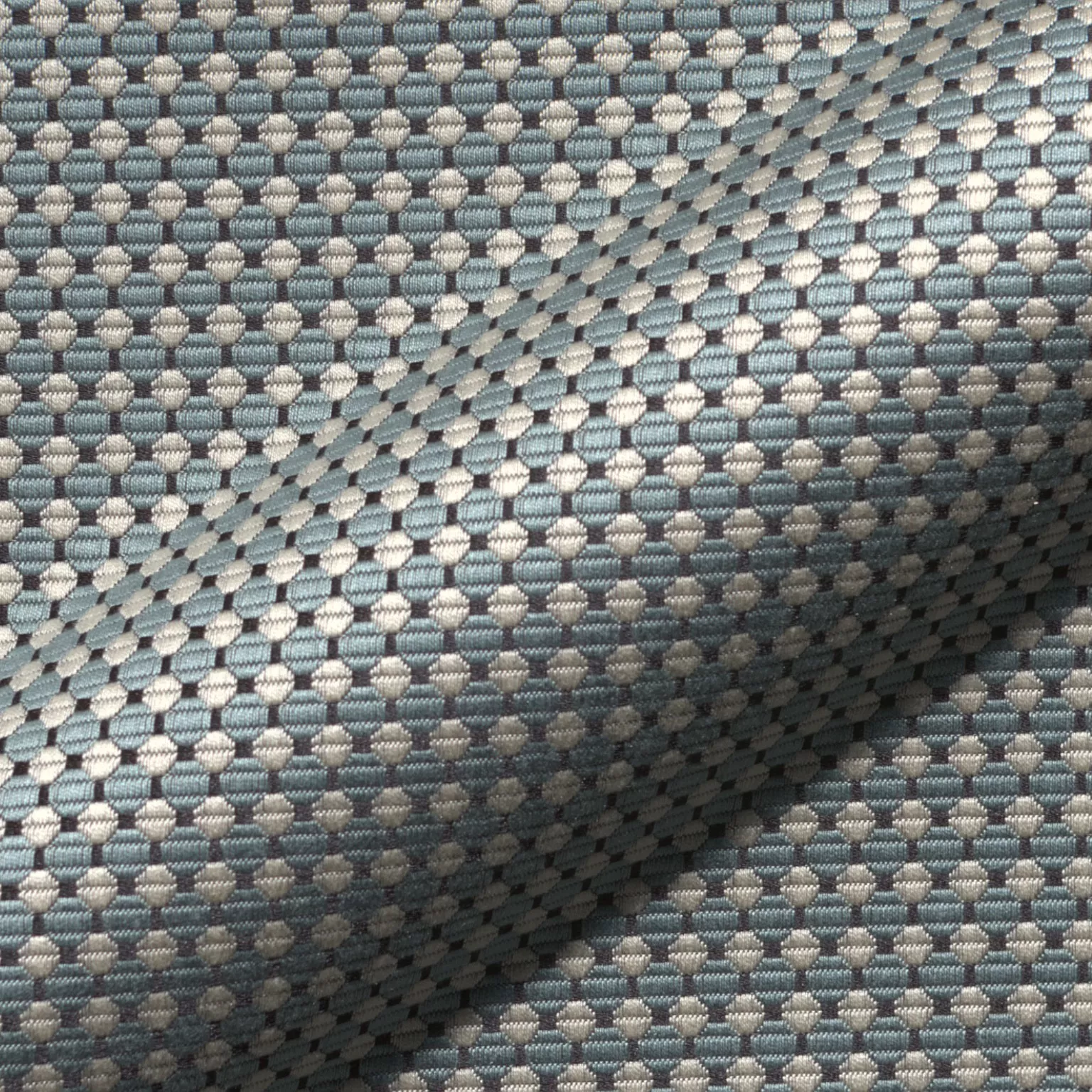 Rossini 840 Hoepke Q2 Melodia Moebelstoff Gemustert Blau