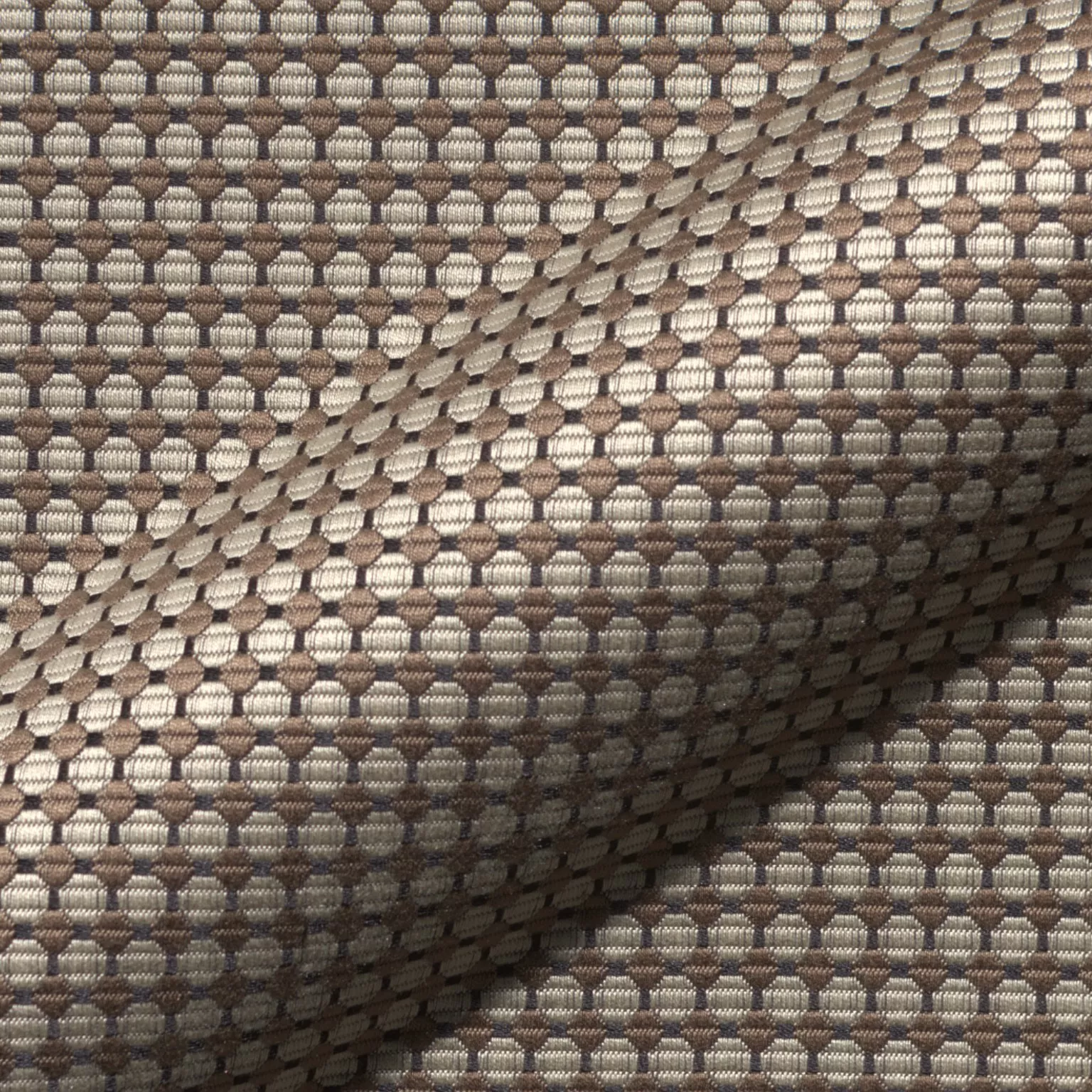 Rossini 841 Hoepke Q2 Melodia Moebelstoff Gemustert Braun