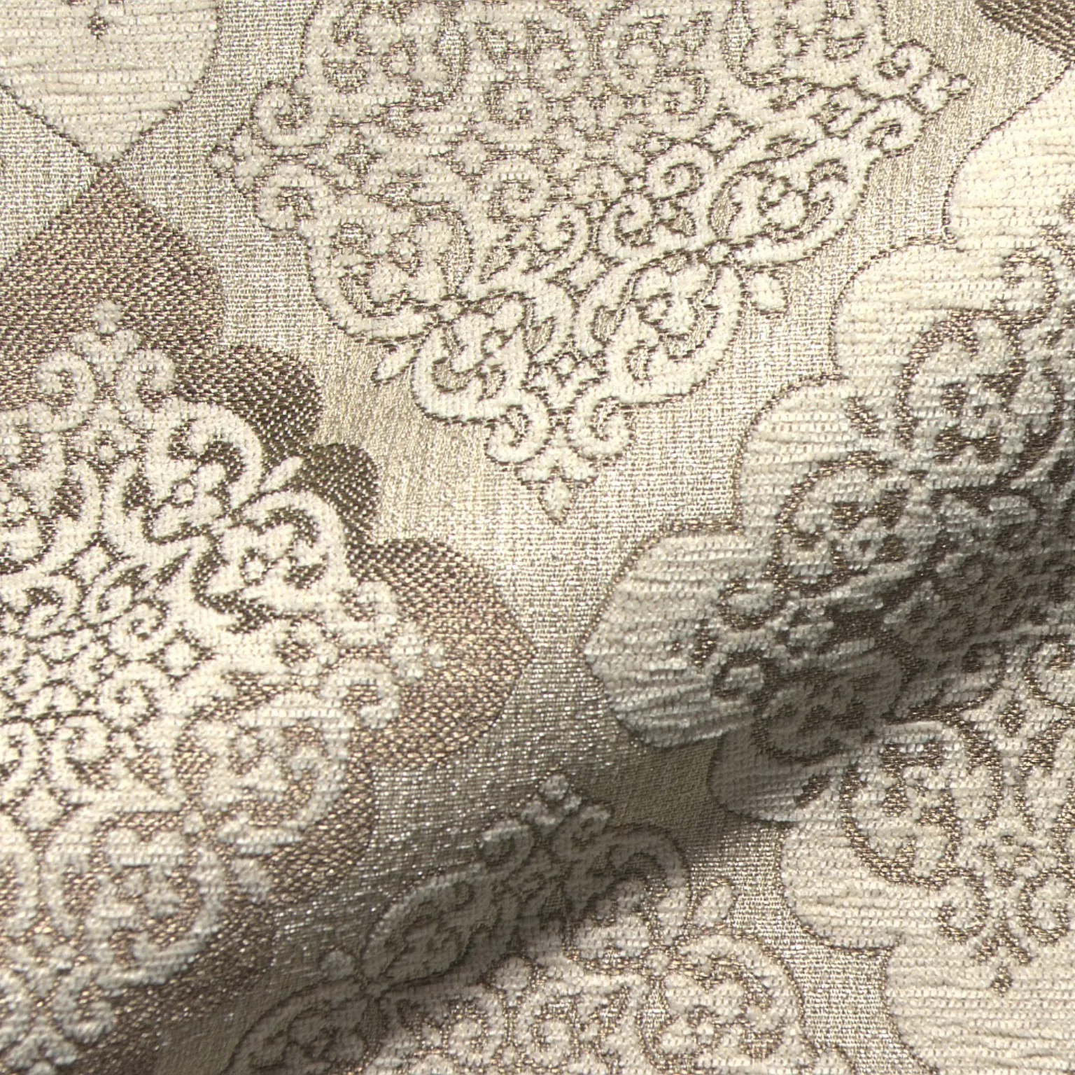 Viborg 950 Hoepke Q2 Classique Moebelstoff Gemustert Beige