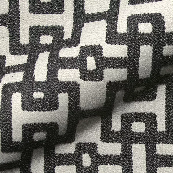 Metro 160 Hoepke Q2 Studioline Vol. 1 Moebelstoff Gemustert Schwarz Weiss