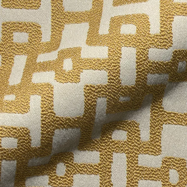 Metro 161 Hoepke Q2 Studioline Vol. 1 Moebelstoff Gemustert Beige Gelb