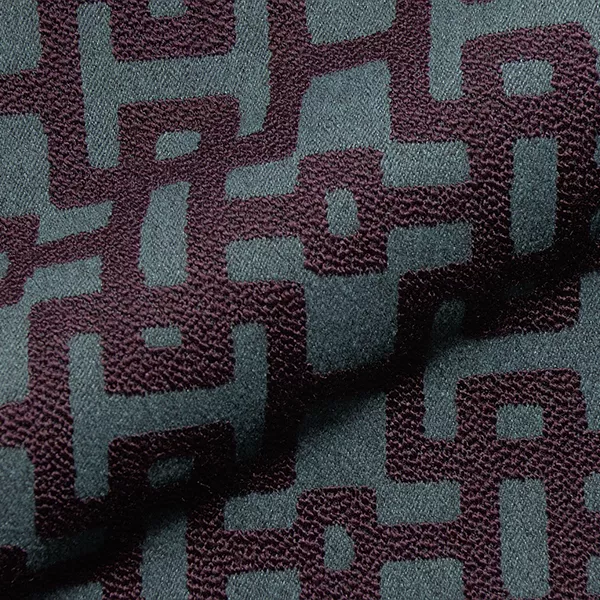 Metro 165 Hoepke Q2 Studioline Vol. 1 Moebelstoff Gemustert Blau Lila