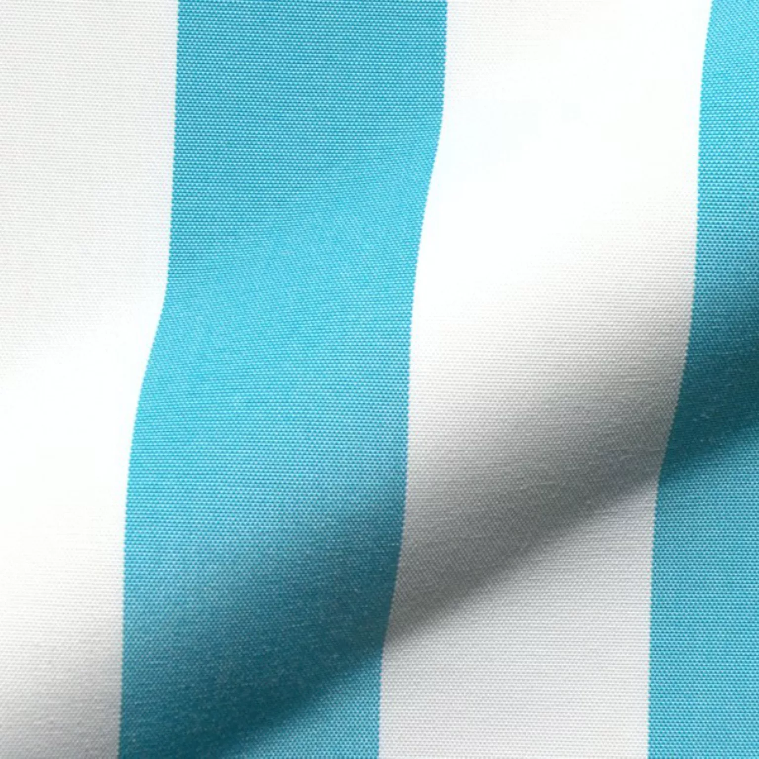 Kreta 712 Hoepke Active Line In & Out Moebelstoff Gestreift Tuerkis Weiss