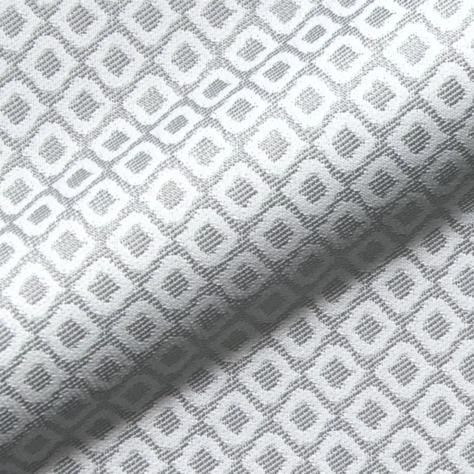 Sardinien 741 Hoepke Active Line In & Out Moebelstoff Gemustert Grau Weiss