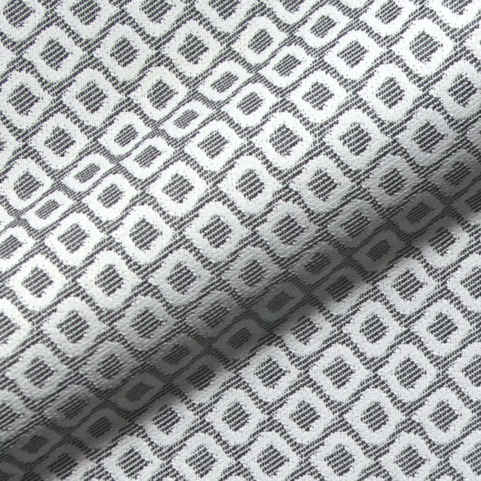 Sardinien 746 Hoepke Active Line In & Out Moebelstoff Gemustert Grau Weiss